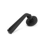 From The Anvil - Aged Bronze Avon Round Lever on Rose Set (Art Deco) - Unsprung | Sku. 50058 | Trade Door Handles.