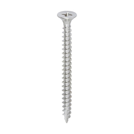 This is an image of Timco - Classic Multi-Purpose Screws - PZ - Double Countersunk - A2 Stainless Steel 5.0 x 60mm - (200 PCS Box) 50060CLASS
