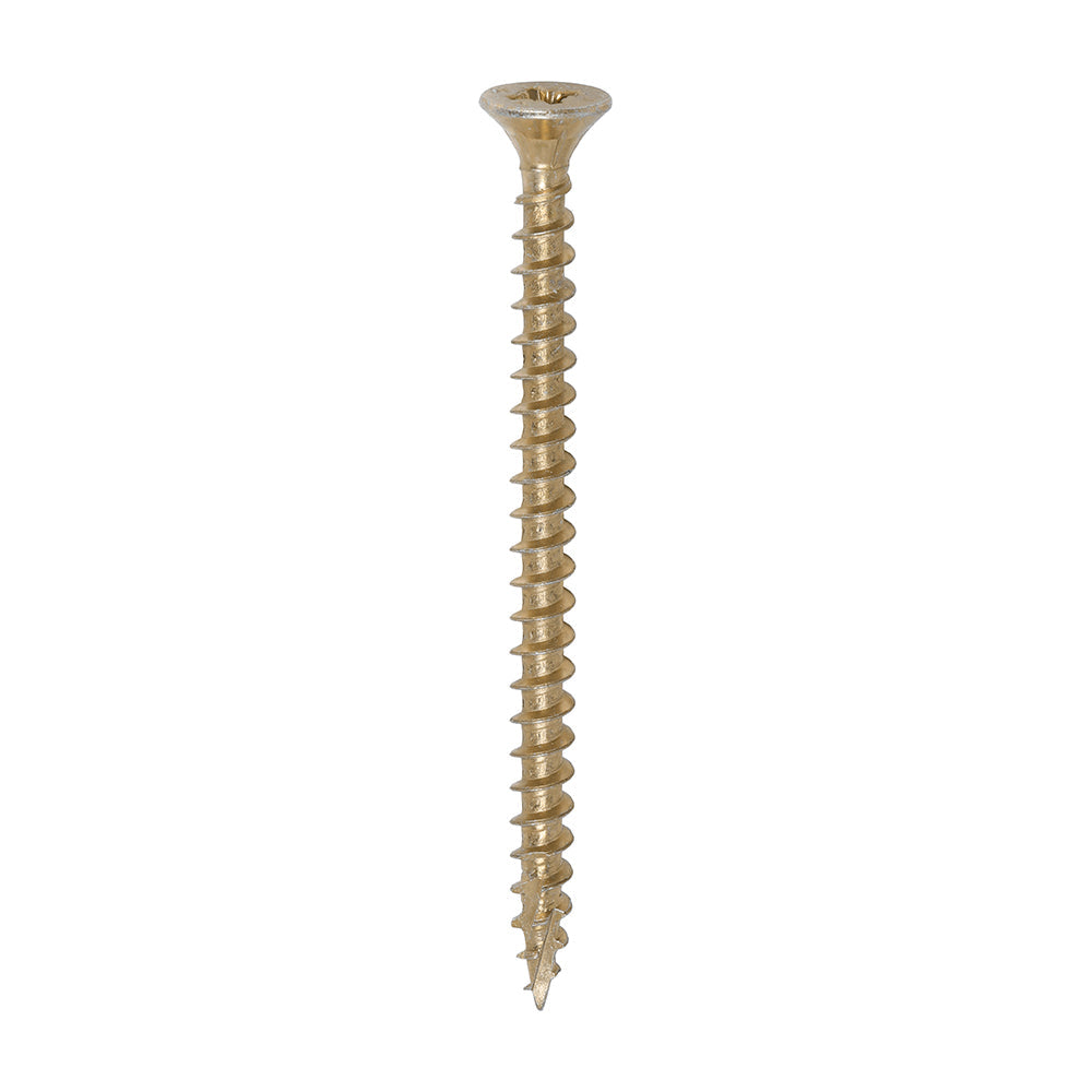 This is an image of Timco - C2 Strong-Fix Screws - PZ - Double Countersunk - Twin-Cut - Yellow 5.0 x 70mm - (1200 PCS Tub) 50070C2LT