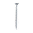This is an image of Timco - C2 Exterior Strong-Fix Screws - PZ - Double Countersunk with Ribs - Twin-Cut - Silver 5.0 x 70mm - (200 PCS Box) 50070C2SBX