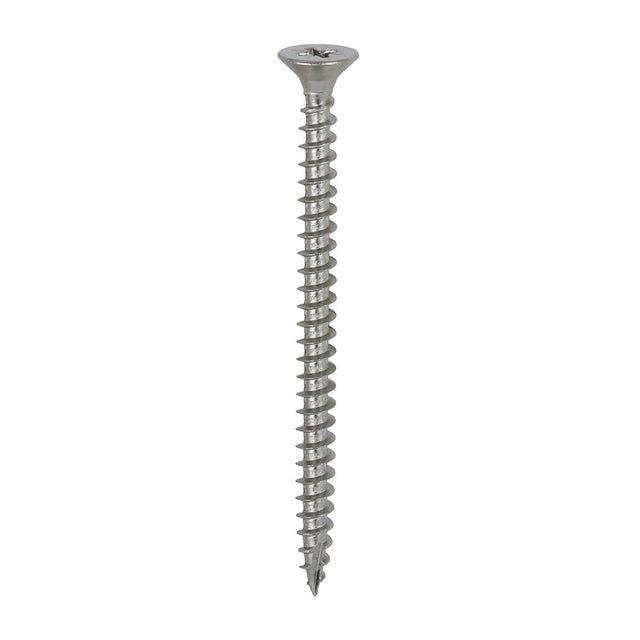 This is an image of Timco - Classic Multi-Purpose Screws - PZ - Double Countersunk - A4 Stainless Steel 5.0 x 70mm - (200 PCS Box) 50070CLA4