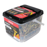 This is an image of Timco - Velocity Premium Multi-Use Screws - PZ - Double Countersunk - Yellow 5.0 x 70mm - (375 PCS Tub) 50070VYTUB