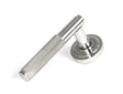 From The Anvil - Polished Marine SS (316) Brompton Lever on Rose Set (Art Deco) - Unsprung | Sku. 50070 | Trade Door Handles.