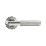 From The Anvil - Polished Marine SS (316) Brompton Lever on Rose Set (Beehive) - Unsprung | Sku. 50071 | Trade Door Handles.