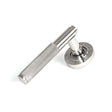 From The Anvil - Polished Marine SS (316) Brompton Lever on Rose Set (Beehive) - Unsprung | Sku. 50071 | Trade Door Handles.