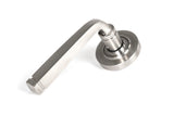 From The Anvil - Satin Marine SS (316) Avon Round Lever on Rose Set (Plain) - Unsprung | Sku. 50073 | Trade Door Handles.