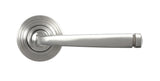 From The Anvil - Satin Marine SS (316) Avon Round Lever on Rose Set (Beehive) - Unsprung | Sku. 50075 | Trade Door Handles.