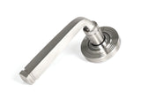 From The Anvil - Satin Marine SS (316) Avon Round Lever on Rose Set (Beehive) - Unsprung | Sku. 50075 | Trade Door Handles.