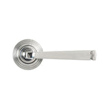 From The Anvil - Polished Marine SS (316) Avon Round Lever on Rose Set (Beehive) - Unsprung | Sku. 50079 | Trade Door Handles.