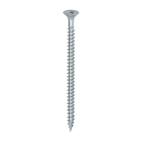 This is an image of Timco - Classic Multi-Purpose Screws - PZ - Double Countersunk - A4 Stainless Steel 5.0 x 80mm - (200 PCS Box) 50080CLA4