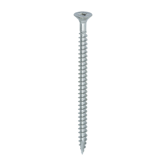 This is an image of Timco - Classic Multi-Purpose Screws - PZ - Double Countersunk - A4 Stainless Steel 5.0 x 80mm - (200 PCS Box) 50080CLA4