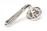 From The Anvil - Polished Nickel Hinton Lever on Rose Set - Unsprung | Sku. 50082 | Trade Door Handles.