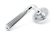 From The Anvil - Polished Chrome Hinton Lever on Rose Set - Unsprung | Sku. 50083 | Trade Door Handles.
