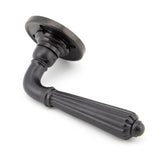 From The Anvil - Aged Bronze Hinton Lever on Rose Set - Unsprung | Sku. 50084 | Trade Door Handles.