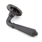 From The Anvil - Aged Bronze Hinton Lever on Rose Set - Unsprung | Sku. 50084 | Trade Door Handles.