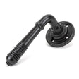 From The Anvil - Aged Bronze Reeded Lever on Rose Set - Unsprung | Sku. 50089 | Trade Door Handles.