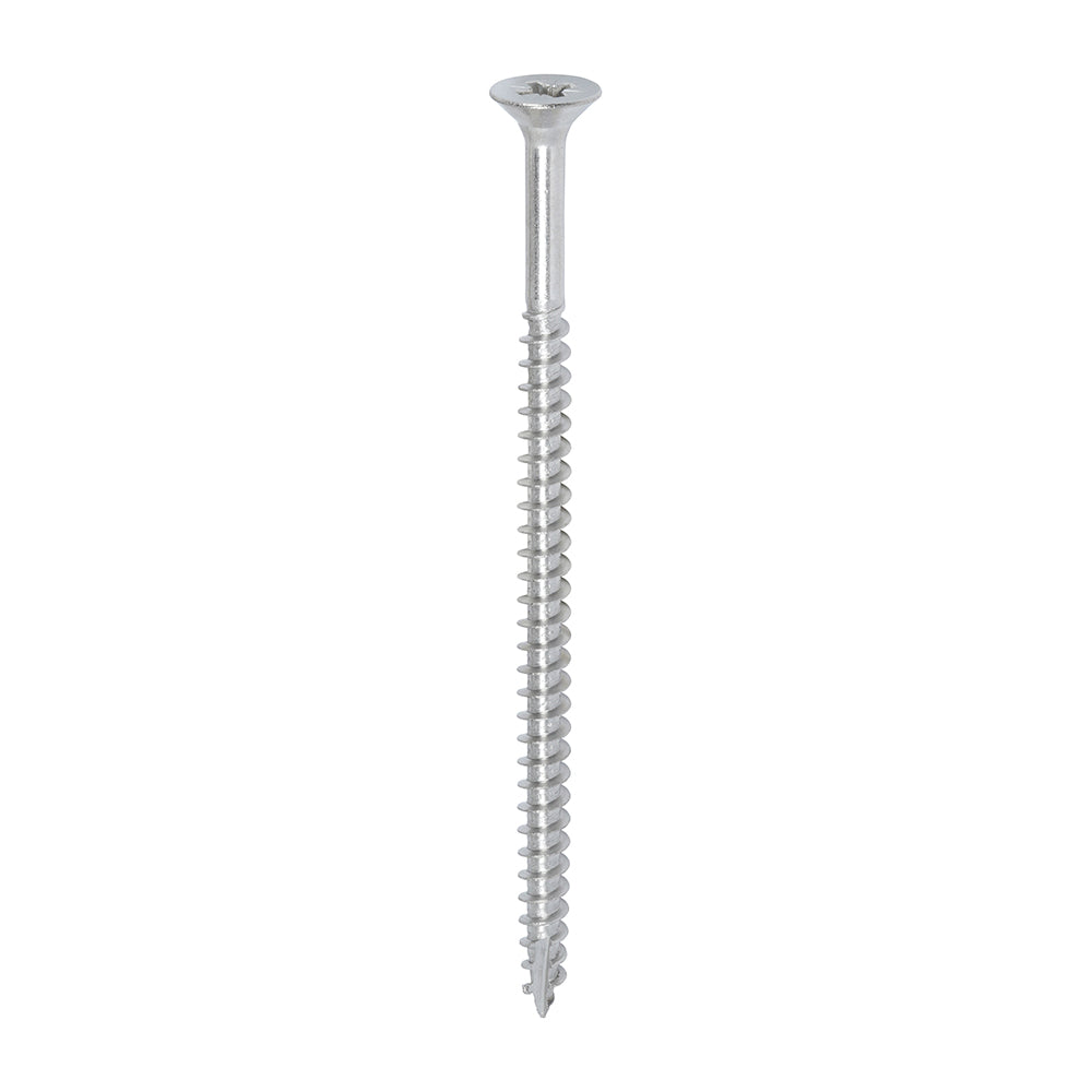 This is an image of Timco - Classic Multi-Purpose Screws - PZ - Double Countersunk - A2 Stainless Steel 5.0 x 90mm - (100 PCS Box) 50090CLASS