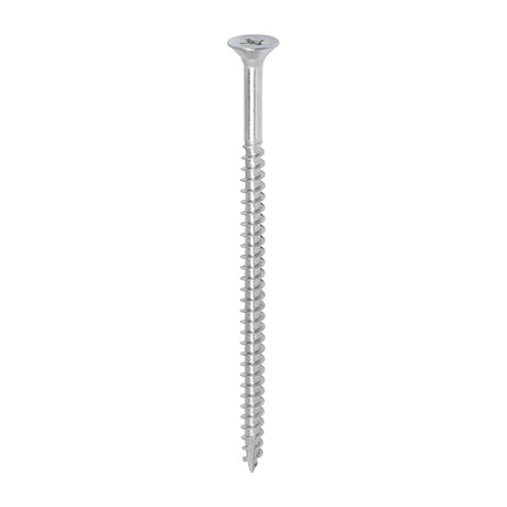This is an image of Timco - Classic Multi-Purpose Screws - PZ - Double Countersunk - A2 Stainless Steel 5.0 x 90mm - (100 PCS Box) 50090CLASS