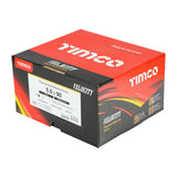 This is an image of Timco - Velocity Premium Multi-Use Screws - PZ - Double Countersunk - Yellow 5.0 x 90mm - (1000 PCS Box) 50090VYIND