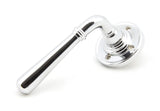 From The Anvil - Polished Chrome Newbury Lever on Rose Set - Unsprung | Sku. 50093 | Trade Door Handles.