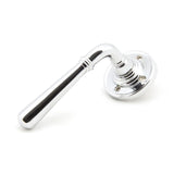From The Anvil - Polished Chrome Newbury Lever on Rose Set - Unsprung | Sku. 50093 | Trade Door Handles.