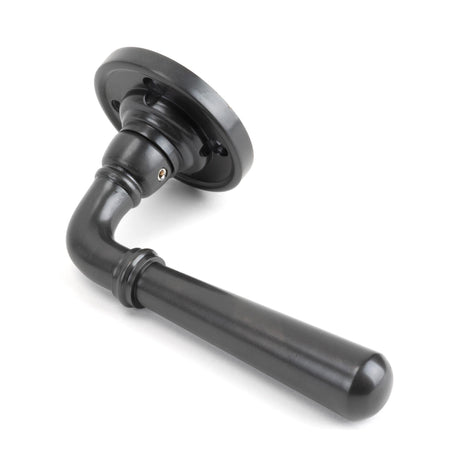 From The Anvil - Aged Bronze Newbury Lever on Rose Set - Unsprung | Sku. 50094 | Trade Door Handles.