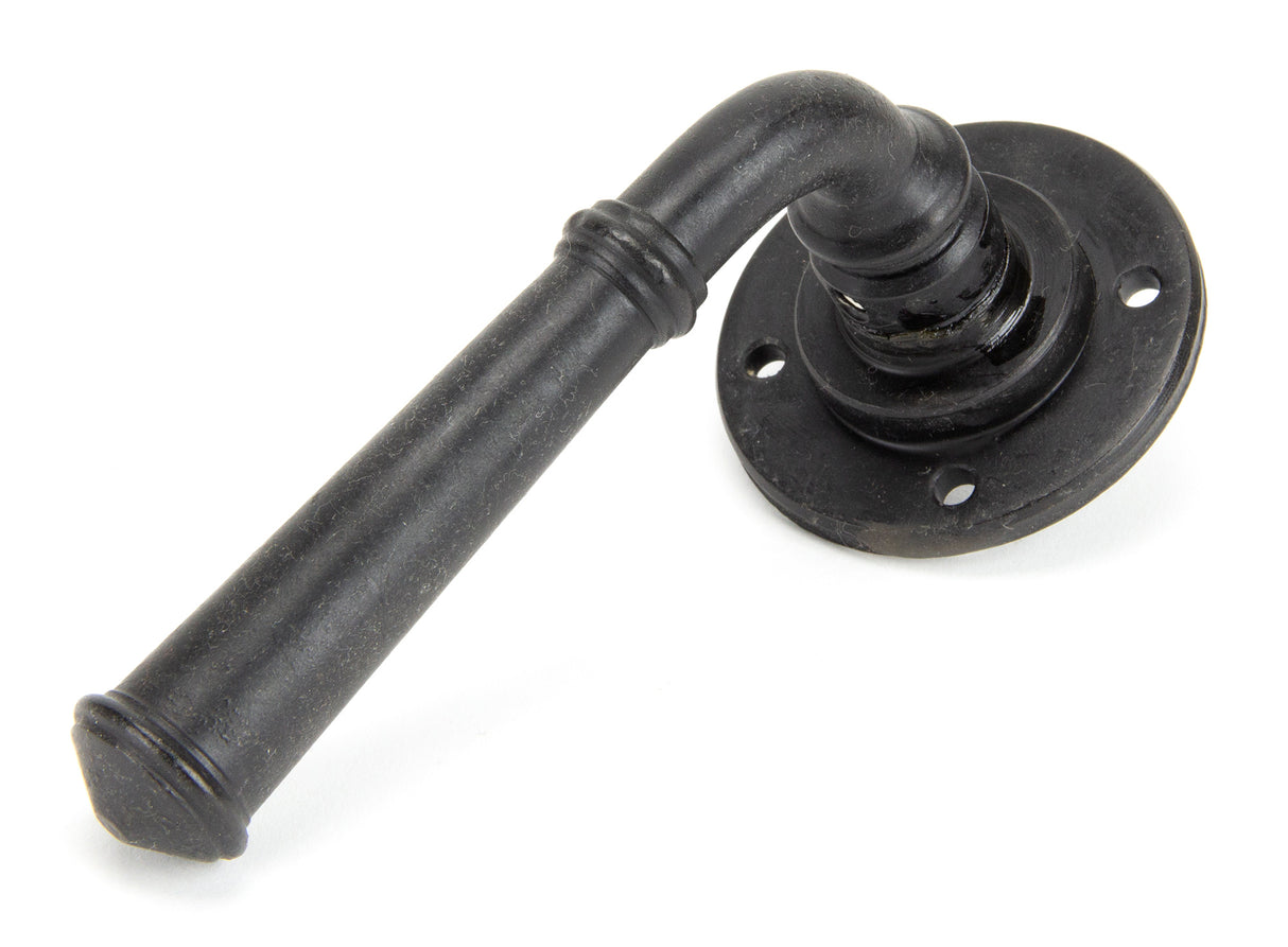 From The Anvil - External Beeswax Regency Lever on Rose Set - Unsprung | Sku. 50096 | Trade Door Handles.