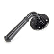 From The Anvil - Black Regency Lever on Rose Set - Unsprung | Sku. 50097 | Trade Door Handles.