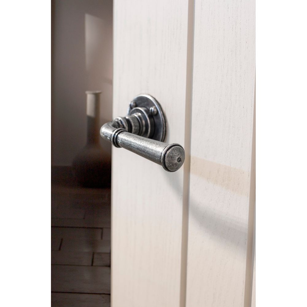 From The Anvil - Pewter Regency Lever on Rose Set - Unsprung | Sku. 50098 | Trade Door Handles.