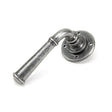 From The Anvil - Pewter Regency Lever on Rose Set - Unsprung | Sku. 50098 | Trade Door Handles.