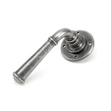From The Anvil - Pewter Regency Lever on Rose Set - Unsprung | Sku. 50098 | Trade Door Handles.