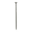 This is an image of Timco - Classic Multi-Purpose Screws - PZ - Double Countersunk - A4 Stainless Steel 5.0 x 100mm - (100 PCS Box) 50100CLA4
