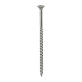This is an image of Timco - Classic Multi-Purpose Screws - PZ - Double Countersunk - A4 Stainless Steel 5.0 x 100mm - (100 PCS Box) 50100CLA4