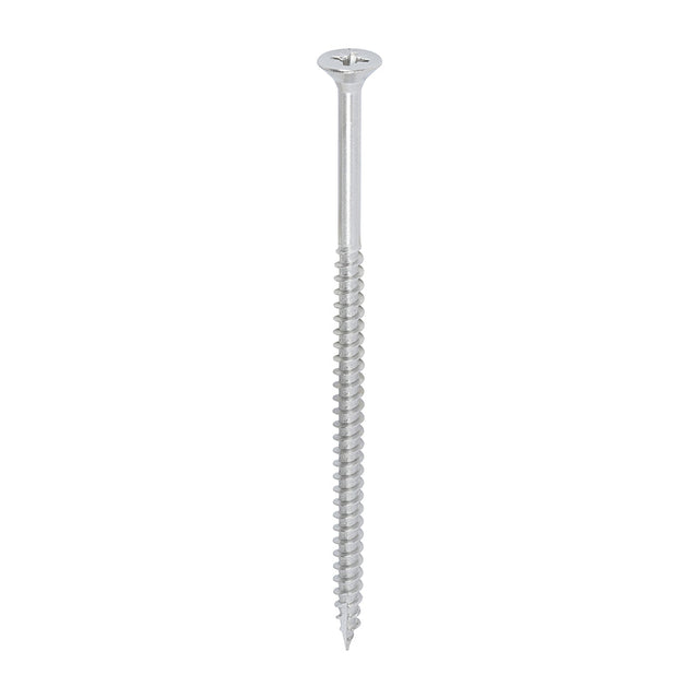 This is an image of Timco - Classic Multi-Purpose Screws - PZ - Double Countersunk - A2 Stainless Steel 5.0 x 100mm - (100 PCS Box) 50100CLASS