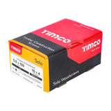 This is an image of Timco - Solo Chipboard & Woodscrews - PZ - Double Countersunk - Zinc 5.0 x 100mm - (100 PCS Box) 50100SOLOZ