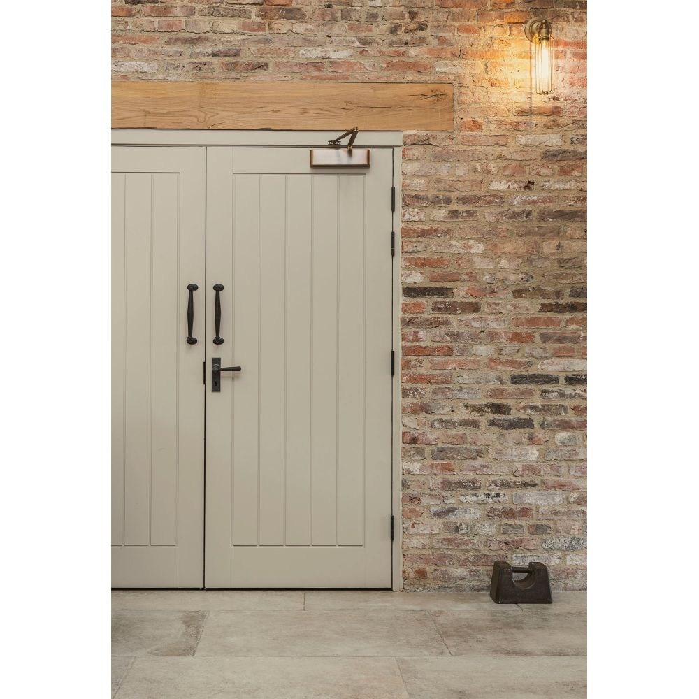 From The Anvil - Aged Brass Size 2-5 Door Closer & Cover | Sku. 50107 | Trade Door Handles.