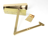 From The Anvil - Polished Brass Size 2-5 Door Closer & Cover | Sku. 50108 | Trade Door Handles.