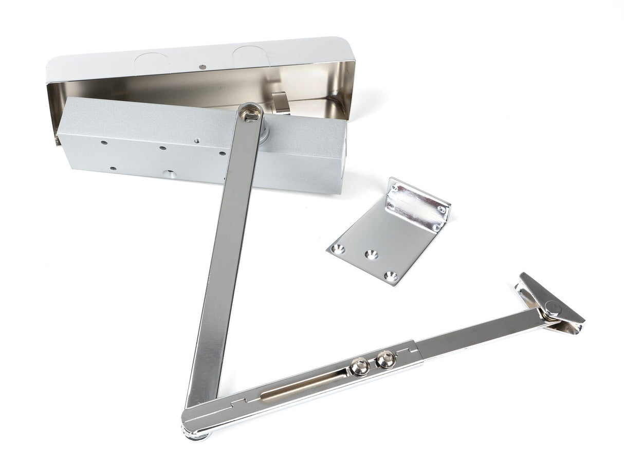 From The Anvil - Polished Chrome Size 2-5 Door Closer & Cover | Sku. 50110 | Trade Door Handles.