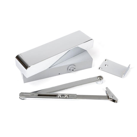 From The Anvil - Polished Chrome Size 2-5 Door Closer & Cover | Sku. 50110 | Trade Door Handles.