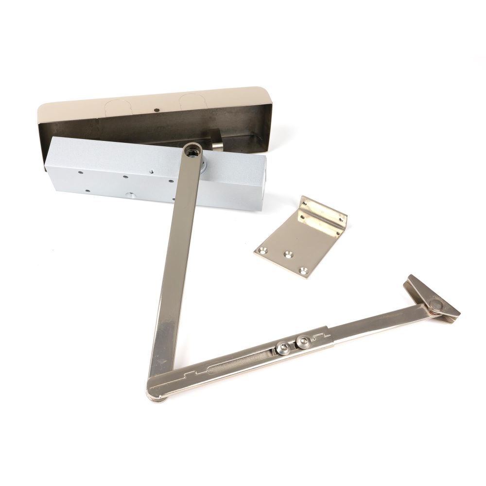 From The Anvil - Polished Nickel Size 2-5 Door Closer & Cover | Sku. 50111 | Trade Door Handles.