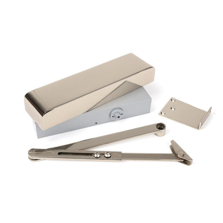 From The Anvil - Polished Nickel Size 2-5 Door Closer & Cover | Sku. 50111 | Trade Door Handles.