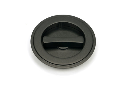 From The Anvil - Aged Bronze 75mm Art Deco Round Pull - Privacy Set | Sku. 50129 | Trade Door Handles.