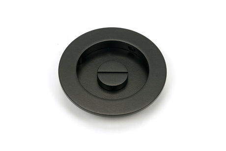 From The Anvil - Aged Bronze 75mm Plain Round Pull - Privacy Set | Sku. 50131 | Trade Door Handles.