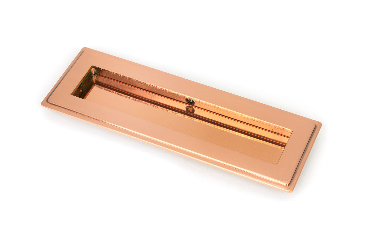 From The Anvil - Polished Bronze 175mm Art Deco Rectangular Pull | Sku. 50134 | Trade Door Handles.