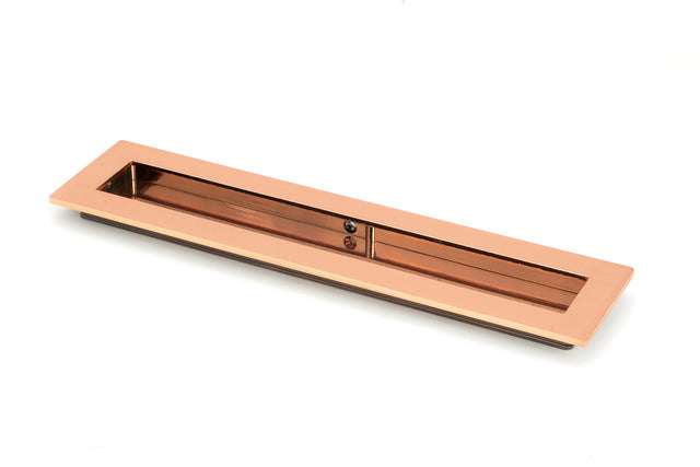 From The Anvil - Polished Bronze 250mm Plain Rectangular Pull | Sku. 50137 | Trade Door Handles.