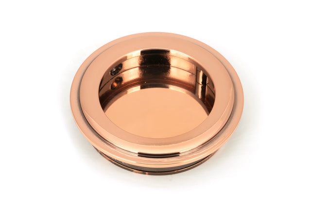 From The Anvil - Polished Bronze 60mm Art Deco Round Pull | Sku. 50142 | Trade Door Handles.