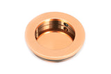 From The Anvil - Polished Bronze 60mm Plain Round Pull | Sku. 50144 | Trade Door Handles.