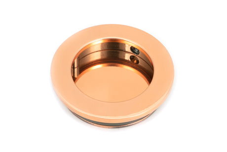 From The Anvil - Polished Bronze 60mm Plain Round Pull | Sku. 50144 | Trade Door Handles.