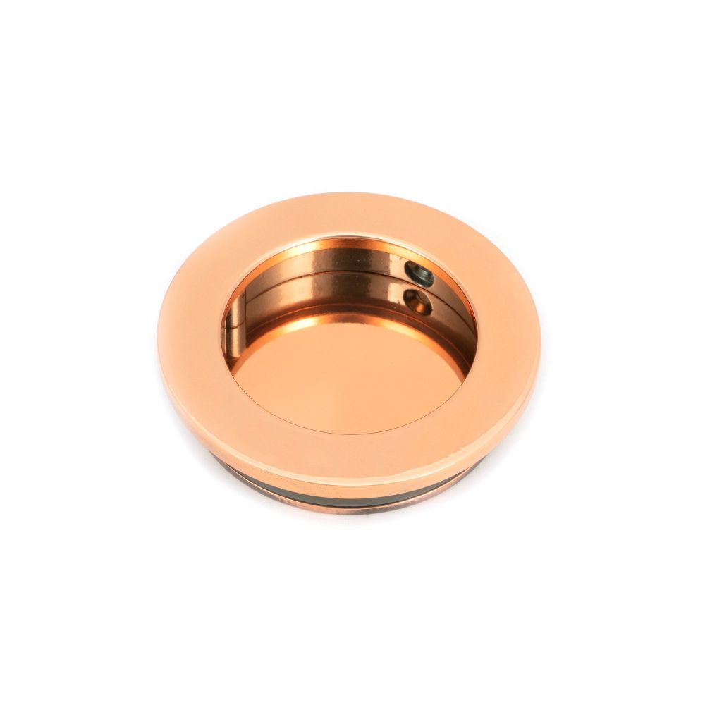 From The Anvil - Polished Bronze 60mm Plain Round Pull | Sku. 50144 | Trade Door Handles.