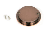 From The Anvil - Polished Bronze 75mm Plain Round Pull | Sku. 50145 | Trade Door Handles.